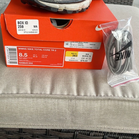 Nike Alvord  Series Black Silver Teal Track Running Sneakers Tennis Shoes 8.5 - Picture 2 of 13